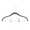 Simplify Children's Velvet Hangers in Grey, 6PK 3227-GREY - alternate 4